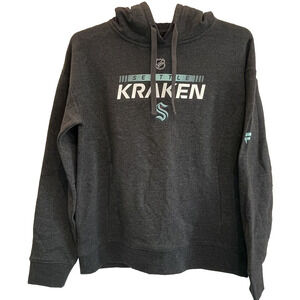 Seattle Kraken Pullover Hoodie Medium Dark Gray 🔥NEW🔥 Fanatics Authentic Pro